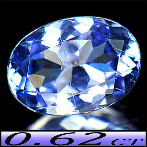 0.62ct Violetish Deep Blue Tanzanite Gem - VVS - Arusha Fancy Mix Faceted Oval