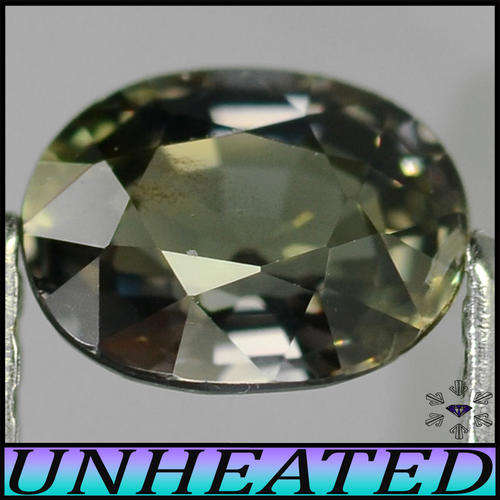 0.55ct Unheated Colour Change Sapphire - VS - Tanzania Green To Violet Oval