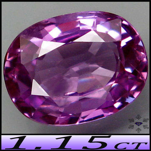 1.15ct Madagascar Fancy Vivid Purple Sapphire - SI - Precision Brilliant Oval (Gently Heated)