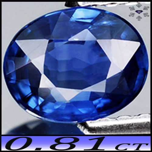 0.81ct Medium Deep Blue Natural Sapphire Gem - VS - Madagascan Fancy Oval (Heated)