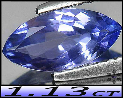 1.13ct Violet Deep Blue Arusha Tanzanite - VS - Marvelous Modern Facet Marquise Gem