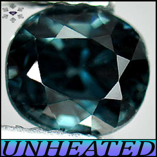1.19ct Unheated Blue Green Spinel Gem - VVS - Brilliant Faceted Sri Lankan Oval