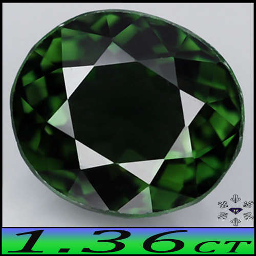 1.36ct Nigerian Paraiba Indicolite Tourmaline - VVS - Unheated Very Slightly Bluish Green, Strong