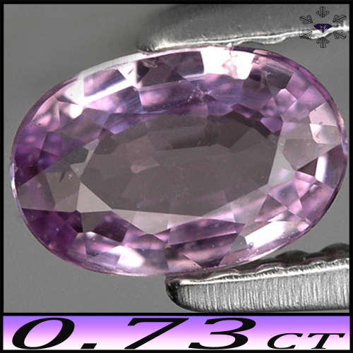 0.73ct Unheated Medium Purple Sapphire - VS - Winza Tanzania Oval Rose Cut Gem