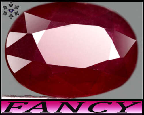 1.90ct Cabo Delgado Mozambique Ruby Gem - SI - Intense Blood Red Oval (Minor Lead Glass Filling)