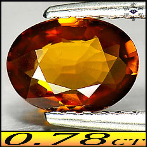 0.78ct Beautiful Bangkaja Yellow Sapphire - VS - Natural Precision Brilliant Oval