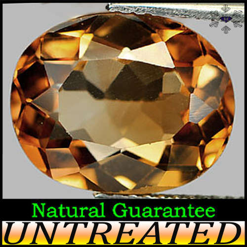 7.60ct Imperial Champagne Brazilian Topaz - VVS - Unheated Multi-Facet Oval Gem