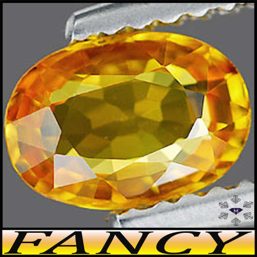 0.97ct Brilliant Gem Vivid Yellow Sapphire - VVS - Natural Songea Oval (Gentle Heat)