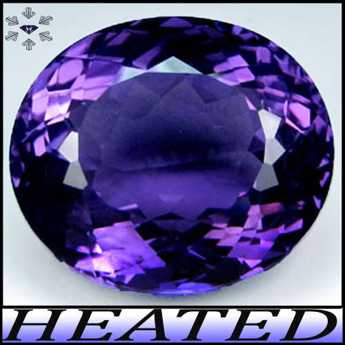9.45ct Violetish Intense Purple Amethyst - VVS - Modern Fancy Brazilian Oval