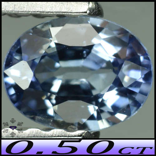 0.50ct Winza Gem Light Blue Sapphire - VVS - Classic Modern Mixed Oval (Gentle Heat)