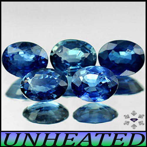 0.66ct Pair Medium Deep Blue Sapphire Gems - VS - Two Unheated Madagascan Ovals