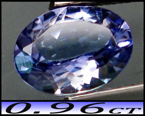 0.96ct Ravishing Purplish-Blue Tanzanite - Si - Natural Unheated Brilliant Oval Gem