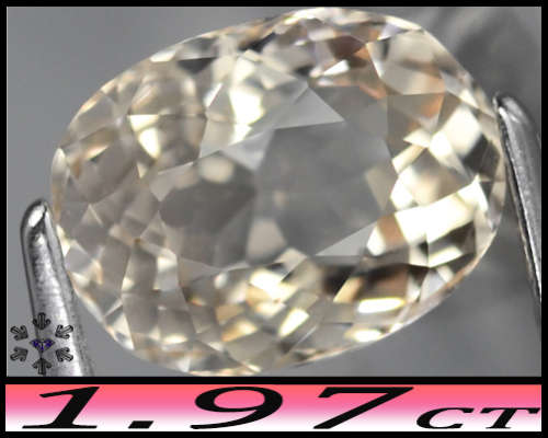 1.97ct Madagascar Orangey Pink Morganite - VS - Unheated Fancy Cor-De-Rosa Oval Gem
