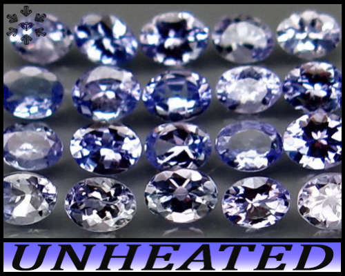 0.21ct Intense Violet Blue Tanzanite - VS - One Unheated Oval Gem