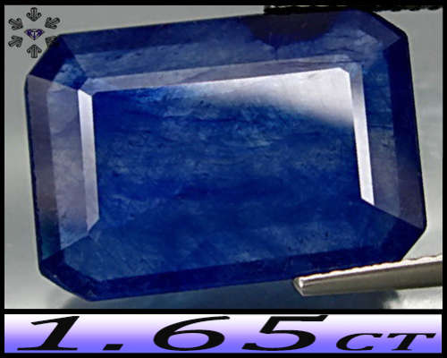 1.64ct Nilam Cornflower Blue Sapphire - Marvelous Octagon (Gentle Heat)