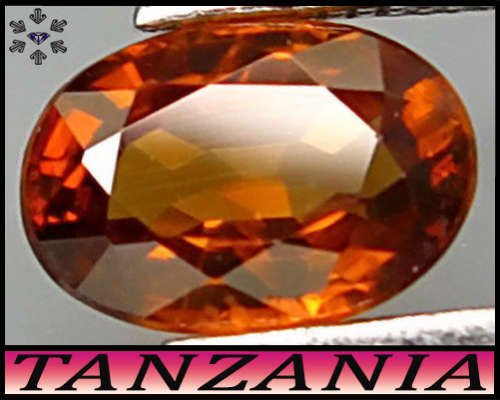 1.53ct Vivid Reddish Orange Tanzanian Zircon - VVS - Natural Unheated Imperial Oval Gem