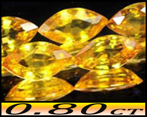 0.80ct Stunning Medium Deep Yellow Sapphire - VS - Songea Brilliant Marquise (Heat Only)