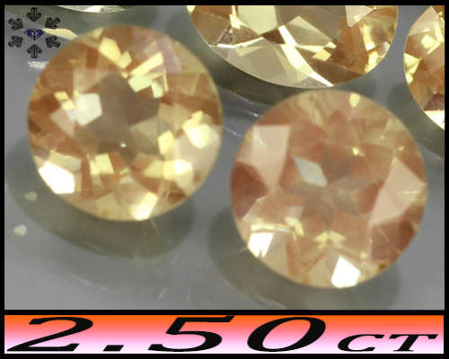 2.50ct Light Yellowish Red Flash Andesine Pair - VS - Two Matching Unheated Tibet Rounds
