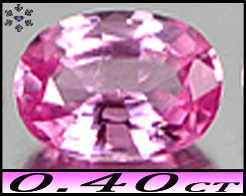 0.40ct Gem Intense Pink Morogoro Sapphire - VS - Pretty Polished Mixed Oval (Heated)