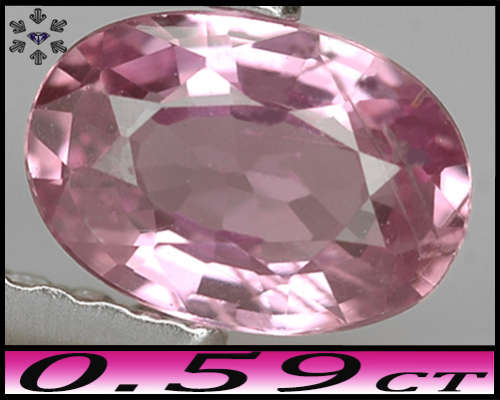 0.59ct Unheated Winza Deep Pink Sapphire - VS - Perfect Modern Brilliant Fancy Oval