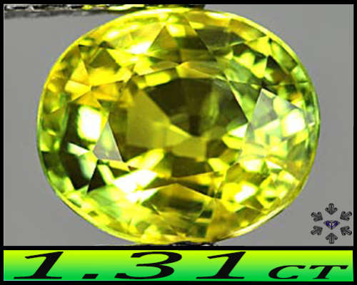 1.31ct Natural Glowing Party Colour Sapphire - VVS - Thailand Fancy Oval Gem (Heat Only)