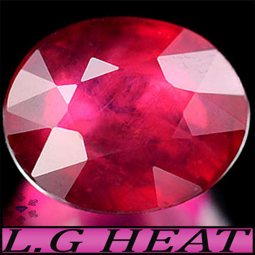 2.61ct Medium Purplish Red Ruby - SI - Fabulous Natural Madagascar Oval (Treated)