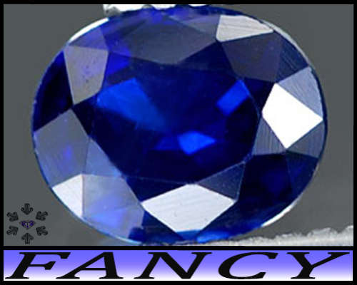 0.58ct Natural Gem Royal Blue Sapphire - VS - Bangkaja Thailand Oval (Gentle Heat)