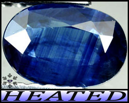 0.63ct Tanzania Fancy Medium Blue Sapphire - SI - Brilliant Modern Mixed Oval (Heated)