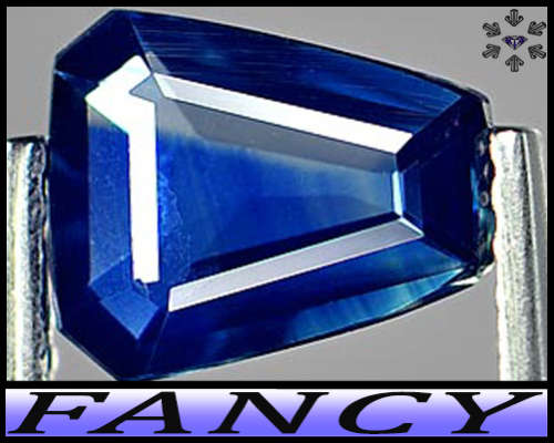 0.89ct Magical Morogoro Blue Sapphire - VS - Fancy Step Facet Kite (Heat Only)