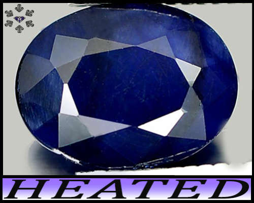 1.89ct Natural Navy Deep Blue Sapphire - Madagascar Opaque Oval (Heated Only)