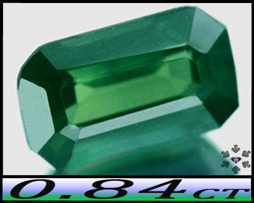 0.84ct Natural Thailand Gem Green Sapphire - VVS - Stunning Step Facet Octagon (Gentle Heat)