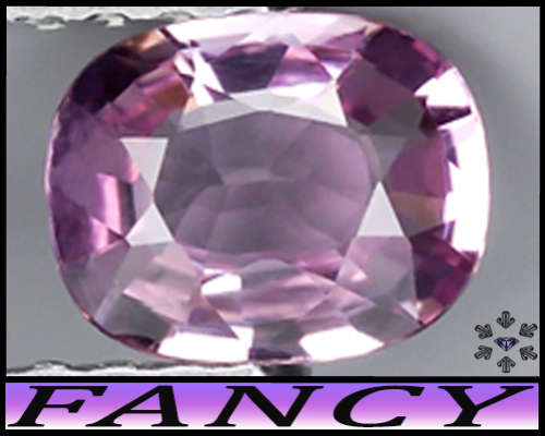 0.54ct Unheated Pinkish Deep Purple Sapphire - VVS - Majestic Multi-Facet Morogoro Cushion
