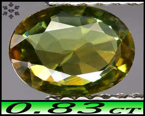 0.83ct Brilliant Bluish Green Sapphire Oval - VVS - Fancy Natural Bangkaja Gem (Heated)