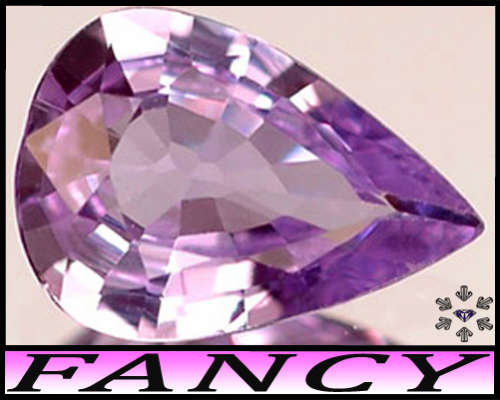 0.74ct Unheated Intense Purplish Pink Sapphire - SI - Ruambeze Mozambique Pear Gem