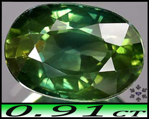 0.90ct Gorgeous Deep Green Sapphire Gem - SI - Natural Bangkaja Oval (Heat Only)