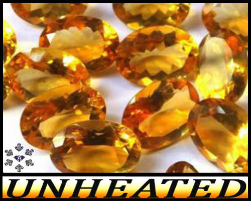 1.33ct One Fancy Intense Yellow Citrine Gem - VVS - Natural Unheated Minas Gerais Oval