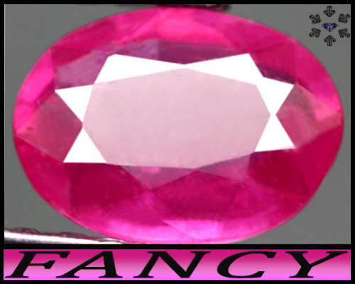 1.47ct Purplish Medium Pink Ruby Gem - SI - Natural Madagascar Oval (Minor Filling)