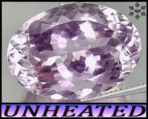 25.85ct Bolivia Purplish Violet Amethyst Gem - VVS - Unheated Fancy Faceted Natural Oval