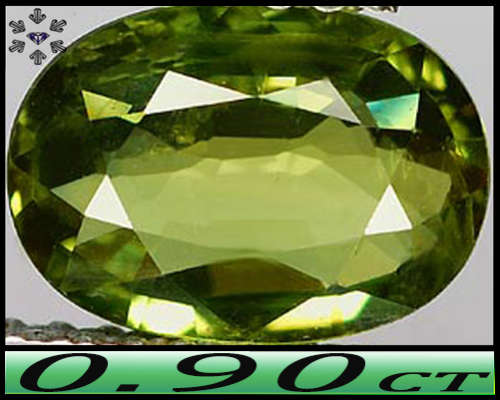 0.90ct Natural Bluish Green Sapphire - VS - Thailand Chantaburi Oval (Heated)