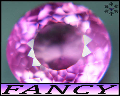 13.37ct Fancy Flamingo Pink Topaz - VS - Brazil Round Faceted Gem (Treated)
