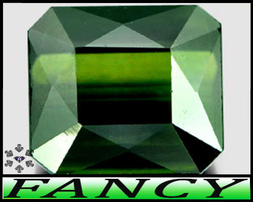 2.09ct Nigeria Vivid Green Tourmaline - VVS - Natural Fancy Faceted Scissor Octagon