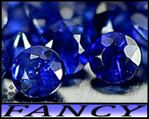 0.55ct Vivid Blue Pair Winza Sapphire - VS - Two Matching Round Gems (Heated)