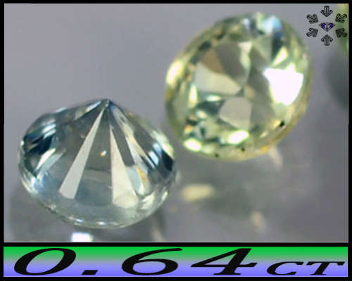 0.64ct Three Fancy Winza Sapphire Parcel - VS - Matching Round Gems (Gentle Heat)