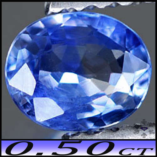 0.50ct Brilliant Violet Deep Blue Tanzanite - VVS - Natural Modern Fancy Oval Gem
