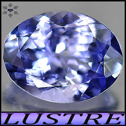 1.34ct Intense Violet Blue Tanzanite - VVS - Tanzania Arusha Fancy Facet Oval