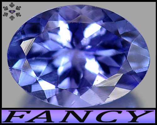 0.94ct Arusha Intense Bluish Violet Tanzanite - VVS - Natural Tanzania Modern Oval