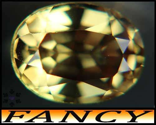 4.13ct Brilliant Vivid Yellow Sapphire - VVS - Modern Fancy Oval (Synthetic Corundum)