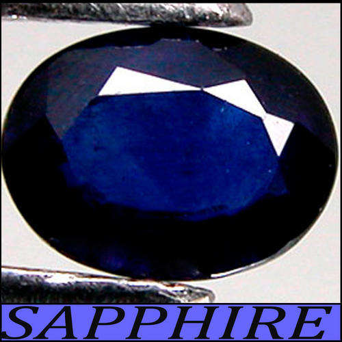 0.99 CT NATURAL BRILLIANTLY MAGNIFICENT MIDNIGHT BLUE SAPPHIRE GEMSTONE POLISHED IN AN OVAL