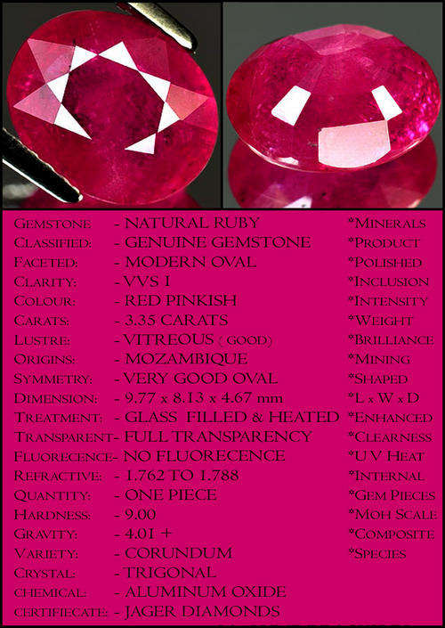 4.55 CT NATURAL DASHING DEEP RED PINK RUBY GEMSTONE POLISHED IN A MODERN OVAL. 
