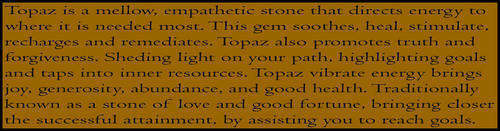 TOPAZ - TREATED & NATURAL UNTREATED SWISS, LONDEN & SKY BLUE OR IMPERIAL & MYSTIC.